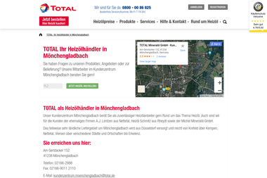 heizoel.total.de/kundenzentrum-moenchengladbach - Heizöllieferanten Mönchengladbach