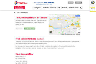 heizoel.total.de/kundenzentrum-saar - Heizöllieferanten Saarbrücken
