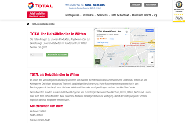 heizoel.total.de/kundenzentrum-witten - Heizöllieferanten Witten