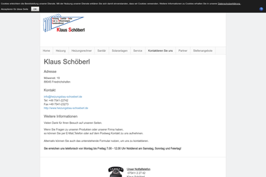 heizungsbau-schoeberl.de/index.php/kontaktieren-sie-uns - Wasserinstallateur Friedrichshafen
