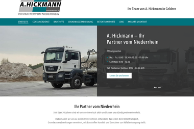 hickmann.tv - Containerverleih Geldern