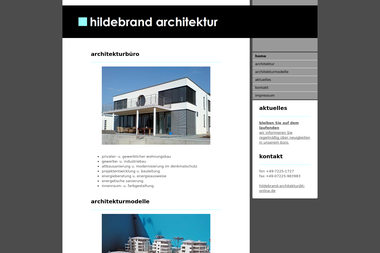 hildebrand-architektur.de - Bauleiter Gaggenau