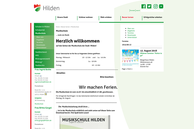 hilden.de/sv_hilden/Besser%20lernen/Musikschule - Musikschule Hilden