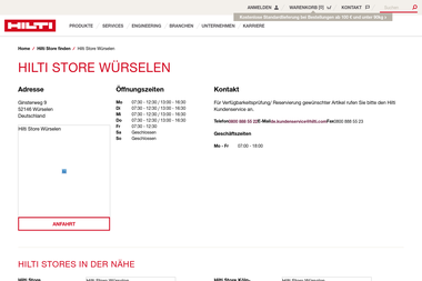 hilti.de/stores/w%C3%BCrselen - Baustoffe Würselen