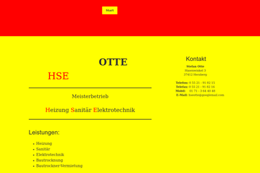 hse-otte.com - Elektriker Herzberg Am Harz