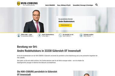 huk.de/vm/andre.rodehutskors/vm-mehr-info.html - Versicherungsmakler Gütersloh