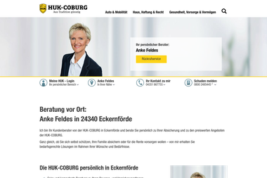 huk.de/vm/anke.feldes2/vm-mehr-info.html - Versicherungsmakler Eckernförde