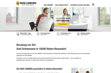 huk.de/vm/axel.schwenzow/vm-mehr-info.html - Marketing Manager Hohen Neuendorf