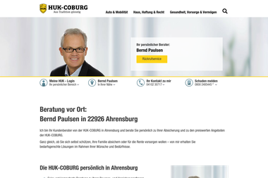 huk.de/vm/bernd.paulsen/vm-mehr-info.html - Versicherungsmakler Ahrensburg