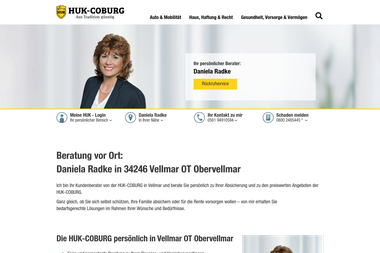 huk.de/vm/daniela.radke/vm-mehr-info.html - Versicherungsmakler Vellmar