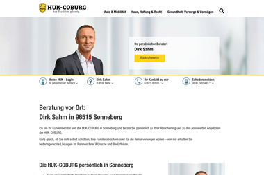 huk.de/vm/dirk.sahm/vm-mehr-info.html - Versicherungsmakler Sonneberg