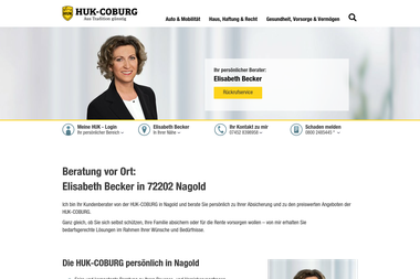 huk.de/vm/elisabeth.becker/vm-mehr-info.html - Versicherungsmakler Nagold
