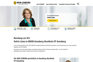 huk.de/vm/katrin.loewe/vm-mehr-info.html - Versicherungsmakler Annaberg-Buchholz