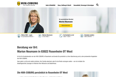 huk.de/vm/marion.neumann/vm-mehr-info.html - Versicherungsmakler Rosenheim
