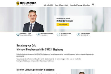 huk.de/vm/michael.barabanovski/vm-mehr-info.html - Versicherungsmakler Siegburg
