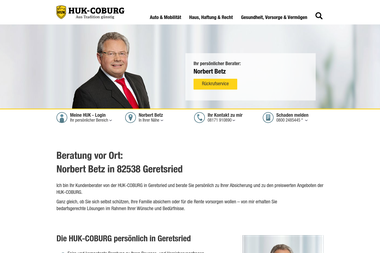 huk.de/vm/norbert.betz/vm-mehr-info.html - Versicherungsmakler Geretsried