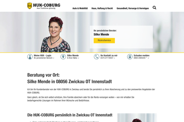 huk.de/vm/silke.mende/vm-mehr-info.html - Versicherungsmakler Zwickau