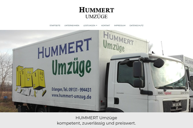 hummert-umzug.de - Umzugsunternehmen Erlangen