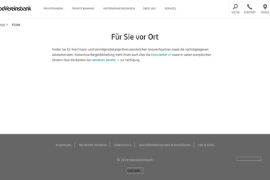hypovereinsbank.de/portal - Finanzdienstleister Unterschleissheim
