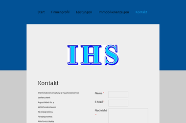 ihs-hausverwaltung.de/kontakt - Handwerker Sondershausen