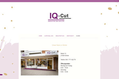 iq-cut.com/home/glinde - Friseur Glinde
