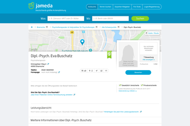 jameda.de/bramsche/psychotherapeuten-psychologen/dipl-psych-eva-buschatz/uebersicht/81363691_1 - Psychotherapeut Bramsche