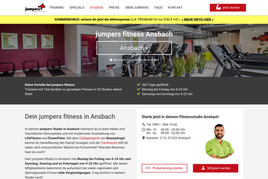 jumpers-fitness.com/studios/ansbach - Personal Trainer Ansbach
