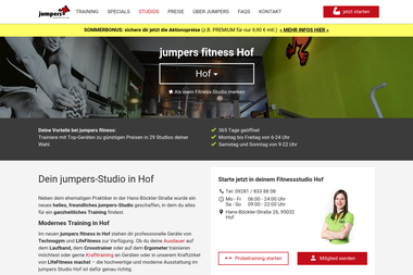 jumpers-fitness.com/studios/hof - Personal Trainer Hof