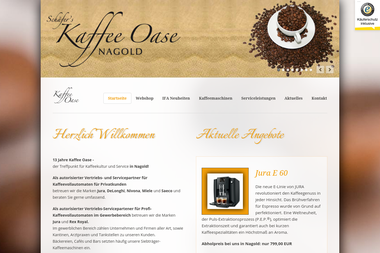 kaffee-oase.de - Kaffeemaschine Nagold