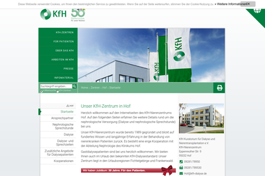 kfh.de/nierenzentrum/hof/startseite - Dermatologie Hof