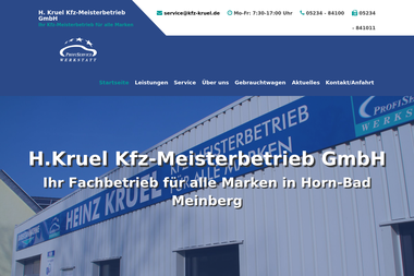 kfz-kruel.de - Autowerkstatt Horn-Bad Meinberg
