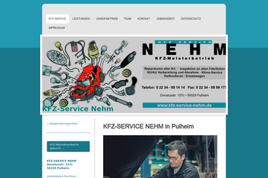 kfz-service-nehm.de - Autowerkstatt Pulheim
