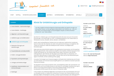 kh-pirmasens.de/kliniken/unfallchirurgie-und-orthopaedie.html - Dermatologie Pirmasens