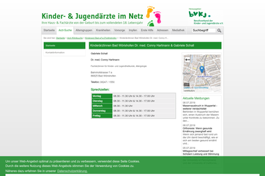 kinderaerzte-im-netz.de/aerzte/bad-w%C3%B6rishofen/dr-med-conny-hartmann-gabriele-schall/startseite. - Dermatologie Bad Wörishofen