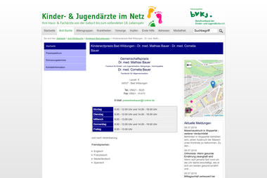 kinderaerzte-im-netz.de/aerzte/bad-wildungen/bad-wildungen/startseite.html - Dermatologie Bad Wildungen
