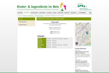 kinderaerzte-im-netz.de/aerzte/burghausen/unger/startseite.html - Dermatologie Burghausen
