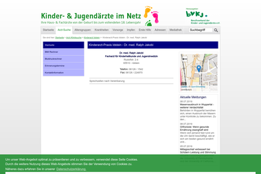 kinderaerzte-im-netz.de/aerzte/idstein/jakobi/startseite.html - Dermatologie Idstein