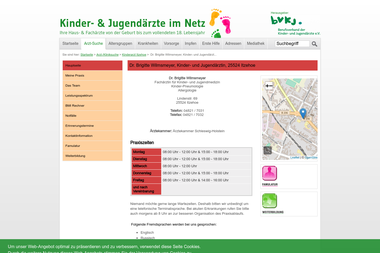 kinderaerzte-im-netz.de/aerzte/itzehoe/wilmsmeyer/hauptseite.html - Dermatologie Itzehoe