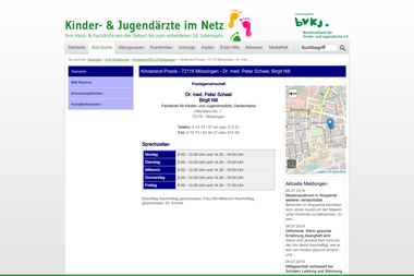 kinderaerzte-im-netz.de/aerzte/m%C3%B6ssingen/scheel-nill/startseite.html - Dermatologie Mössingen