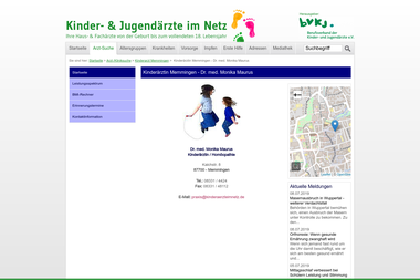 kinderaerzte-im-netz.de/aerzte/memmingen/maurus/startseite.html - Dermatologie Memmingen