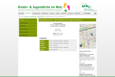kinderaerzte-im-netz.de/aerzte/oelde/schneidewind/startseite.html - Dermatologie Oelde