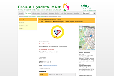 kinderaerzte-im-netz.de/aerzte/olching/drpauli/hauptseite.html - Dermatologie Olching