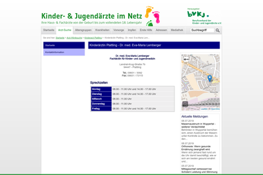 kinderaerzte-im-netz.de/aerzte/plattling/lemberger/startseite.html - Dermatologie Plattling