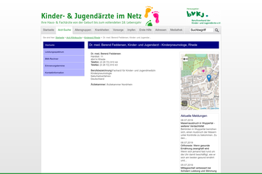kinderaerzte-im-netz.de/aerzte/rhede/feddersen/startseite.html - Dermatologie Rhede