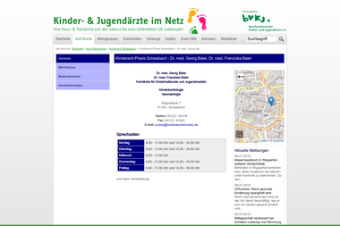 kinderaerzte-im-netz.de/aerzte/schwabach/baier/startseite.html - Dermatologie Schwabach