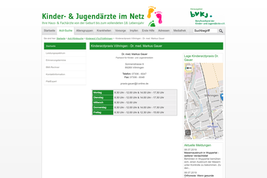 kinderaerzte-im-netz.de/aerzte/v%C3%B6hringen/gauer/startseite.html - Dermatologie Vöhringen