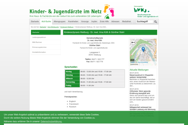kinderaerzte-im-netz.de/aerzte/weilburg/koeth-stahl/startseite.html - Dermatologie Weilburg