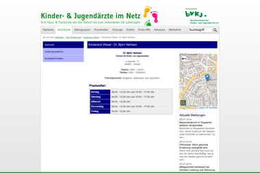 kinderaerzte-im-netz.de/aerzte/wesel/nehlsen/startseite.html - Dermatologie Wesel