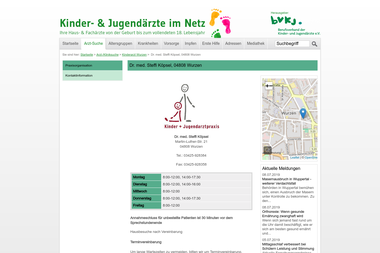 kinderaerzte-im-netz.de/aerzte/wurzen/drbulst/praxisorganisation.html - Dermatologie Wurzen