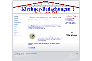 kirchner-bedachungen.de - Bodenleger Kamp-Lintfort